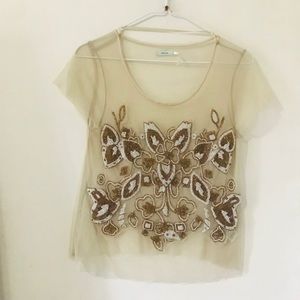 Kimchi Blue Sequin Blouse